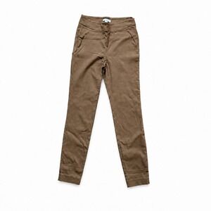 Camber & Grace Brown Slim Fit Stretch Trousers Womens Size S Small